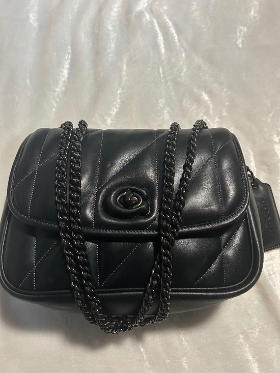 Coach Handbags - Coach Madison Quilted Pillow larger size in black